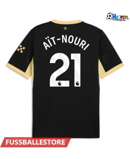 Günstige Manchester City Rayan Ait-Nouri #21 Auswärtstrikot 2026-27 Kurzarm